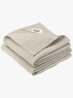 BIBS Stofble Musselin 2-pak, Sand