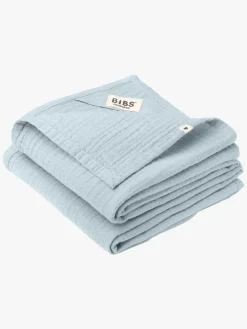 BIBS Stofble Musselin 2-pak, Baby Blue