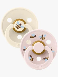 BIBS Studio Colour Bumblebee Sut 2-pak Latex Str. 2, Ivory