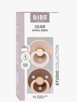 BIBS Studio Colour Fusion Sut 2-pak Str. 1, Blush Woodchuck mix