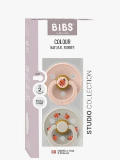 BIBS Studio Colour Ladybug Sut 2-pak Latex Str. 2, Blush