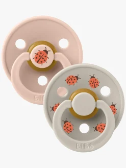 BIBS Studio Colour Ladybug Sut 2-pak Latex Str. 3, Blush