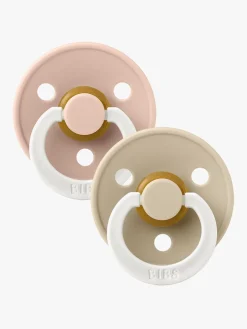 BIBS Sut Colour 2-pak Latex Størrelse 2, Blush Glow/Vanilla Glow