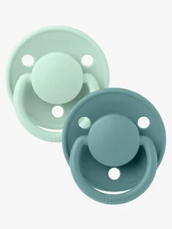 BIBS Sut De Lux 2-pak Silicone, Nordic Mint/Island Sea