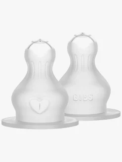 BIBS Sut til Sutteflaske Silicone 2-pak Thick Flow