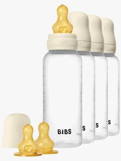 BIBS Sutteflaske Latex 4-pak 270 ml, Ivory
