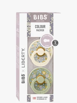 BIBS x Liberty Colour Sut 2-Pak Latex Str. 2 Rund, Eloise/Sage Mix