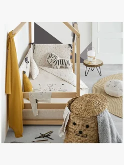 BimbiCasual Sengerand & Pudebetræk, White/Linen
