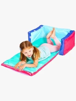Bluey 2-i-1 Oppustelig Flip Out Sofa, Lyserød/blå