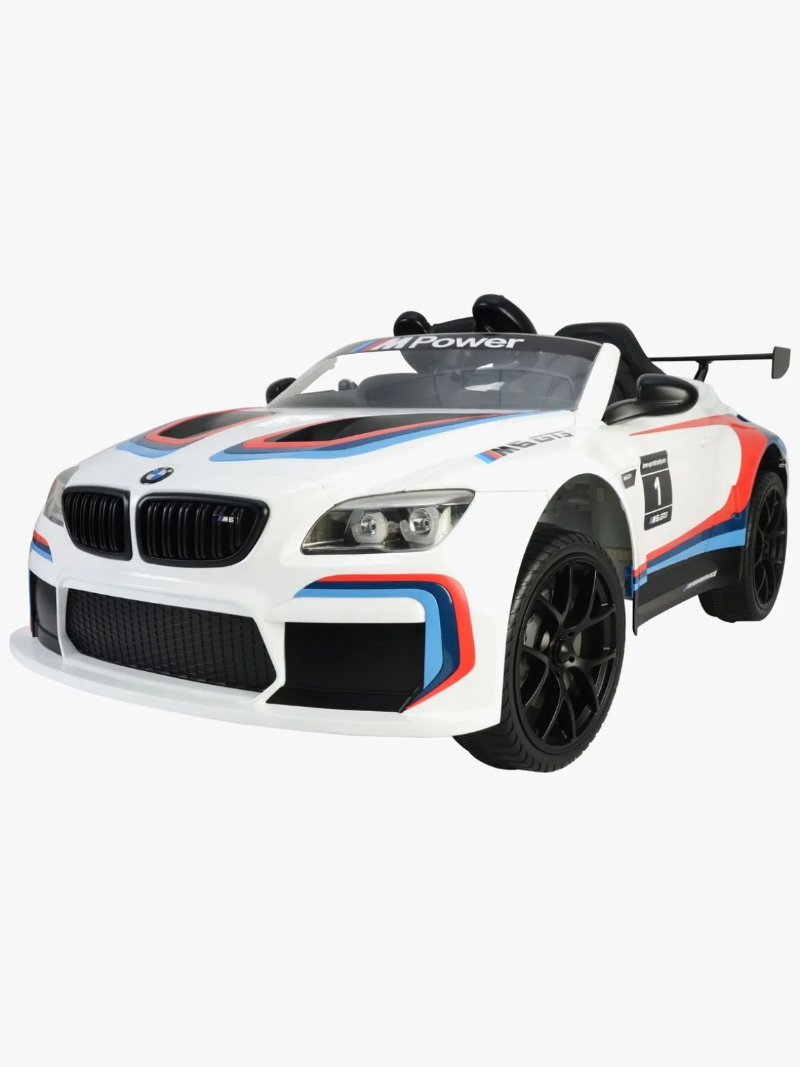 BMW M6GT3 Elbil, Hvid