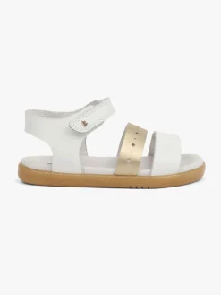 Bobux I-walk Trinity Sandaler, Gold/White