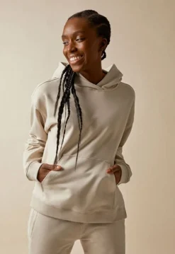 Boob BFF Boxy Hoodie, Putty
