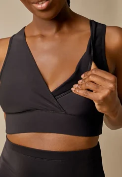 Boob Fleece Amme-BH, Sort