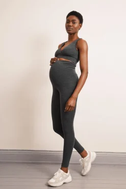 Boob Once-On-Never-Off Leggings Merinould, Dark Grey Mélange