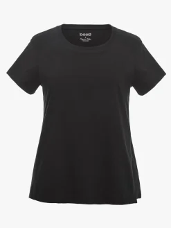 Boob Vente/Amme T-Shirt, Svart