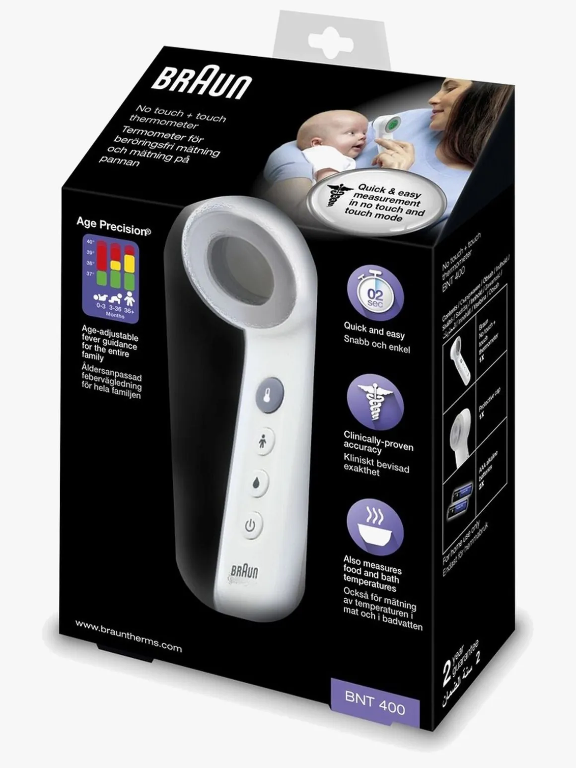 Braun No Touch Febertermometer