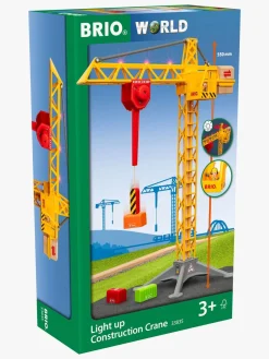 BRIO 33835 Byggekran Med Lamper
