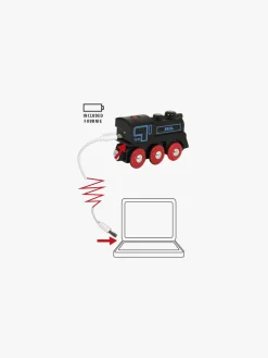 BRIO World 33599 Genopladeligt Lokomotiv Med Mini USB-Kabel