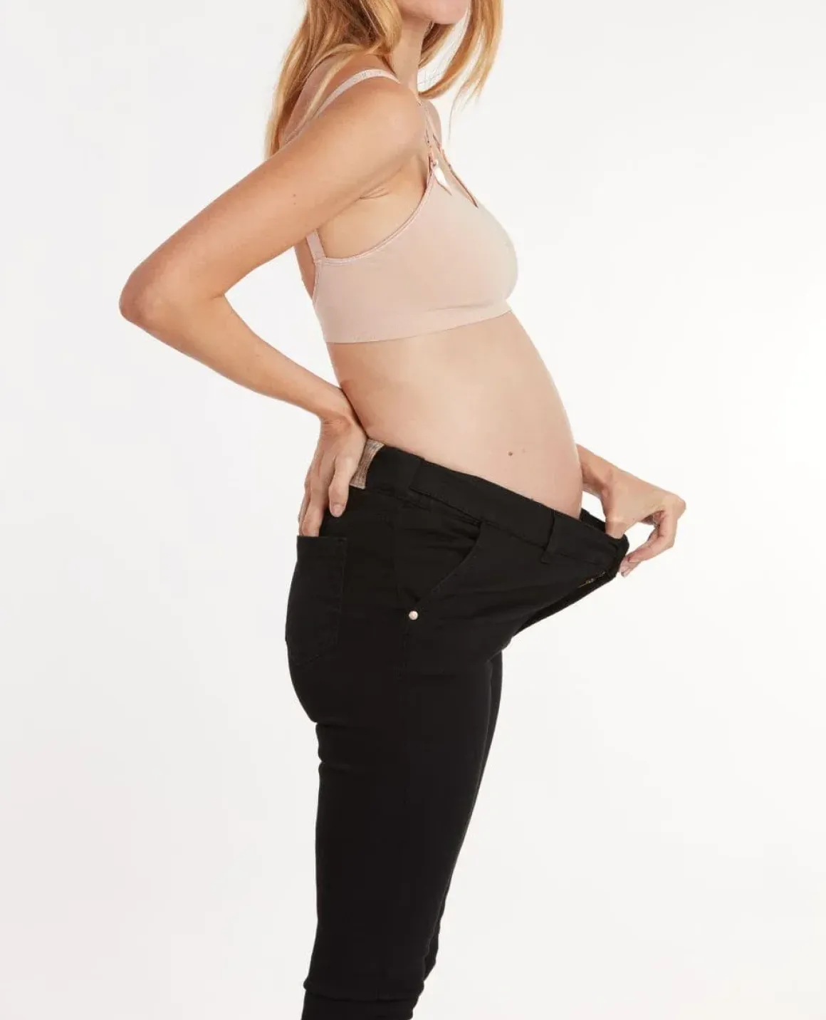 Cache Coeur Sharon Graviditetsjeans, Black Regular