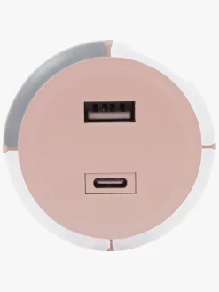CAPiDi USB Oplader / Timer A+C, Pink