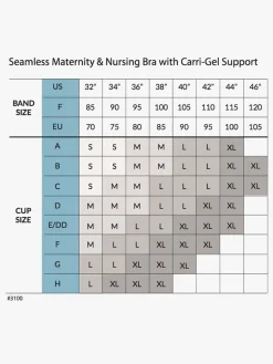 Carriwell Graviditets- & Amme-BH Carri-Gel, Hvid