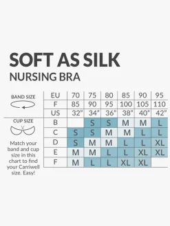 Carriwell Soft as Silk Amme-BH, Sort