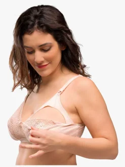 Carriwell Soft as Silk Amme-BH, Rose Beige