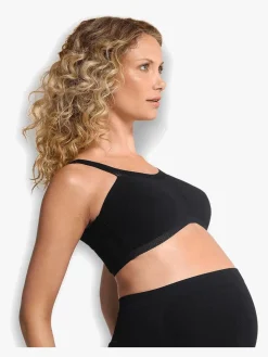 Carriwell Vente- & Amme-BH, Comfort, Sort
