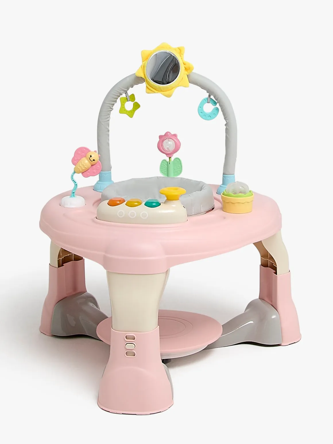 Cloudberry Castle Aktivitetscenter 3-i-1, Pink/Beige