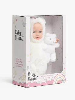Cloudberry Castle Dukke med Dyredragt 40 cm, Hvid