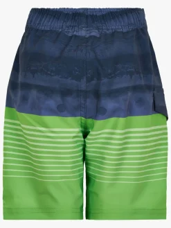 Color Kids Badeshorts, Grøn/Blå