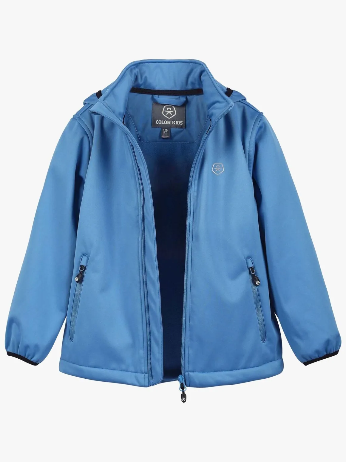 Color Kids Softshelljakke, Coronet Blue