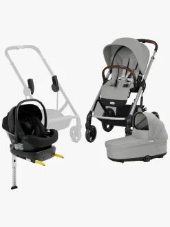 Cybex BALIOS S Lux Duovogn inkl. Beemoo Route i-Size & Base, Stone Grey/Black Stone