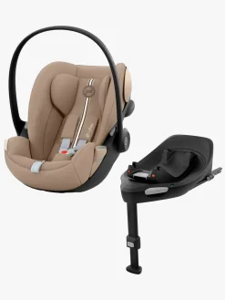 Cybex Cloud G i-Size Plus Autostol Baby inkl. Base G, Almond Beige