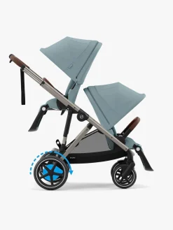 Cybex e-GAZELLE S Klapvogn, Stormy Blue/Taupe