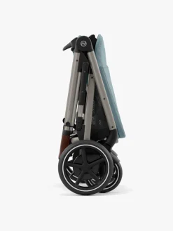 Cybex e-GAZELLE S Klapvogn, Stormy Blue/Taupe