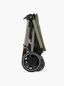 Cybex e-GAZELLE S Klapvogn, Taupe/Moss Green