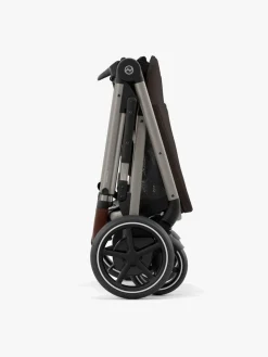 Cybex e-GAZELLE S Klapvogn, Taupe/Chocolate Brown