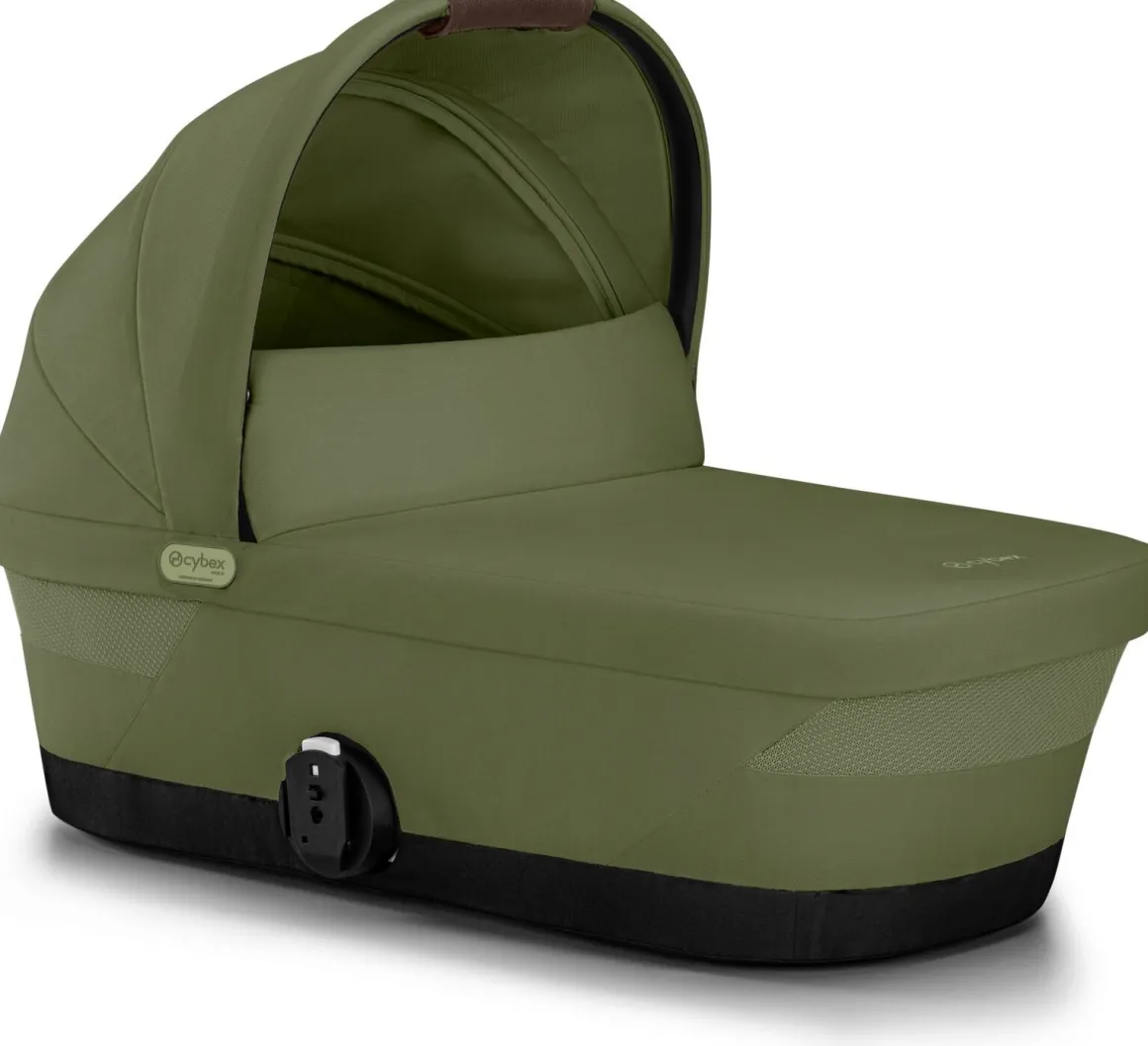 Cybex e-Gazelle S Tvillingevogn, Moss Green/Taupe