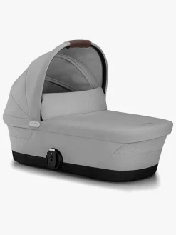 Cybex e-Gazelle S Søskendevogn inkl. Liggedel, Stone Grey/Silver