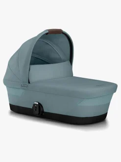 Cybex e-Gazelle S Søskendevogn inkl. Liggedel, Stormy Blue/Taupe