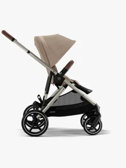 Cybex GAZELLE S Klapvogn, Almond Beige/Taupe