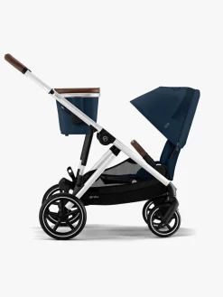 Cybex GAZELLE S Klapvogn, Ocean Blue/Silver