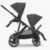 Cybex GAZELLE S Tvillingevogn, Moon Black/Black