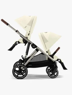 Cybex GAZELLE S Tvillingevogn, Seashell Beige/Taupe