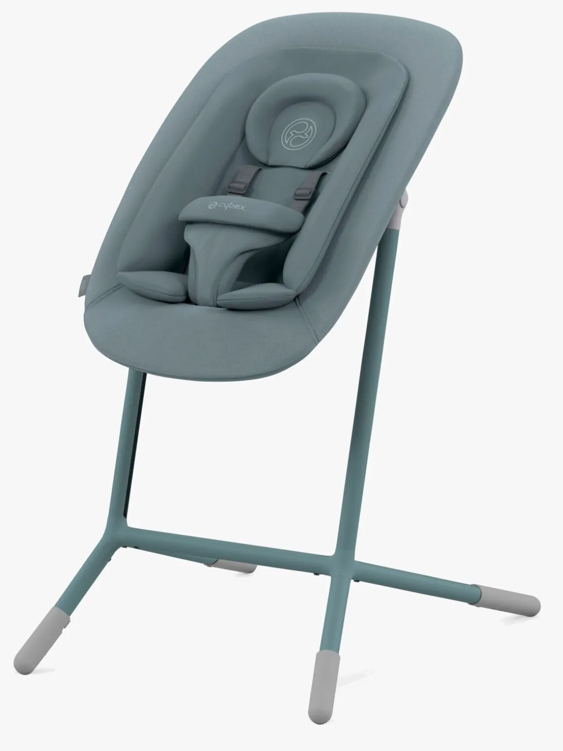 Cybex Lemo 4-in-1 Højstol inkl. Skråstol, Babysæt og Bakke, Stone Blue