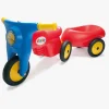 Dantoy Motorcykel Gummihjul, Rød/Blå