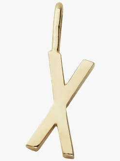 Design Letters Vedhæng Bogstav 10mm X Gold