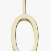Design Letters Vedhæng Bogstav 10mm Q Gold