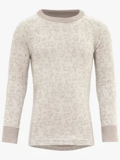 Devold DUO ACTIVE Skiundertrøje Merinould Kid, Raw White